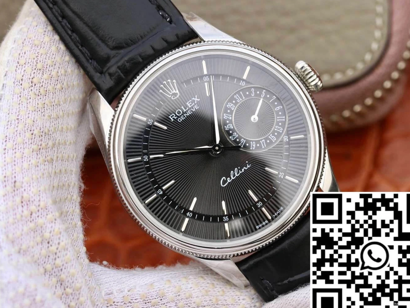Dial Rolex Factory 50519 MKS Celini Black Date 0921